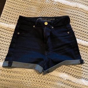 Dark Blue Jean Shorts